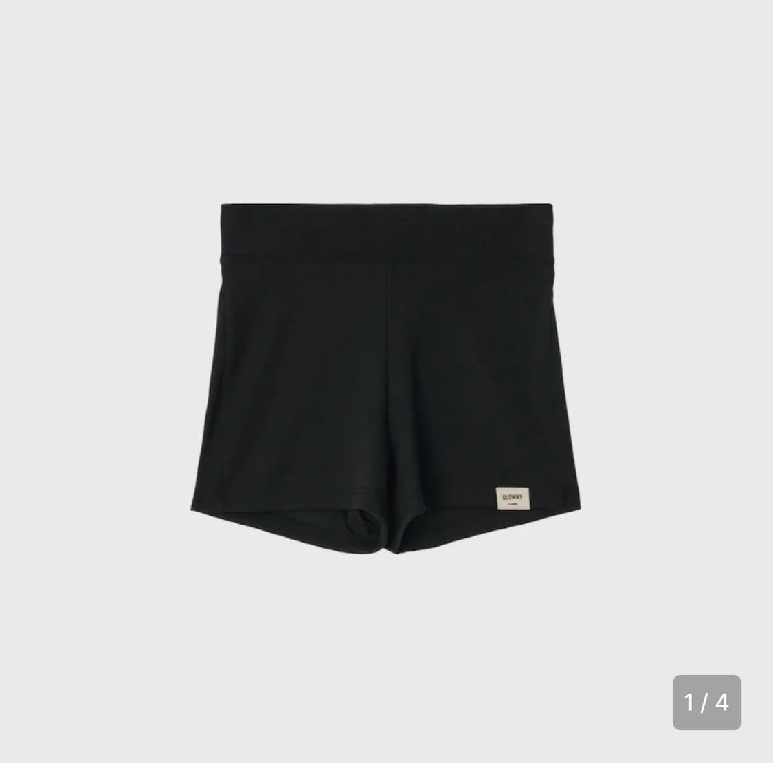 글로니 G CLASSIC RIB SHORTS (CHARCOAL) 상품이미지1