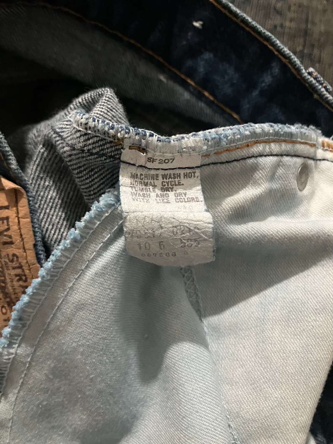 🇺🇸 80s USA 빈티지 리바이스 517 부츠컷 데님 팬츠 상품이미지6