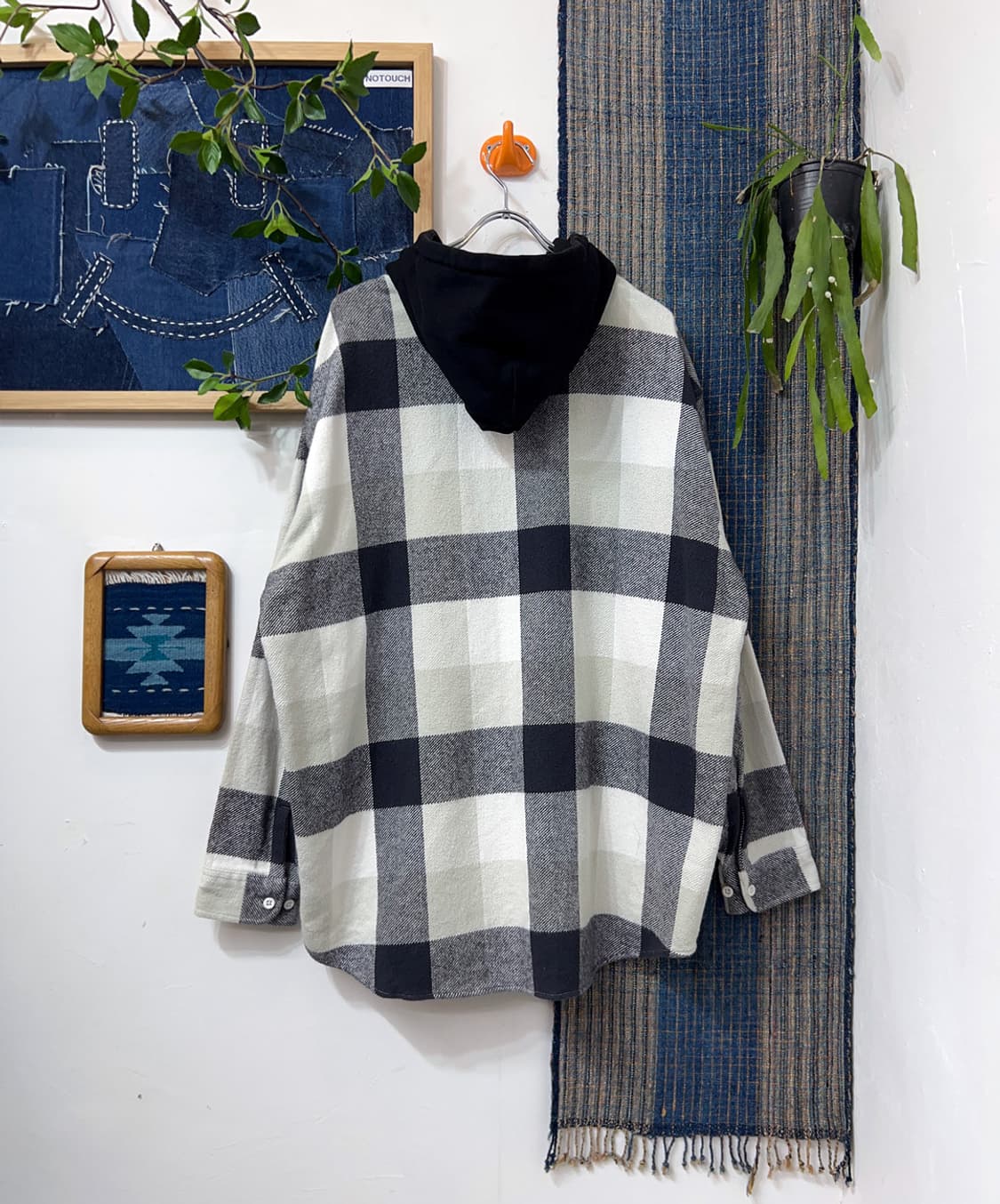 BEAMS  flannel hoodie shirt 상품이미지2