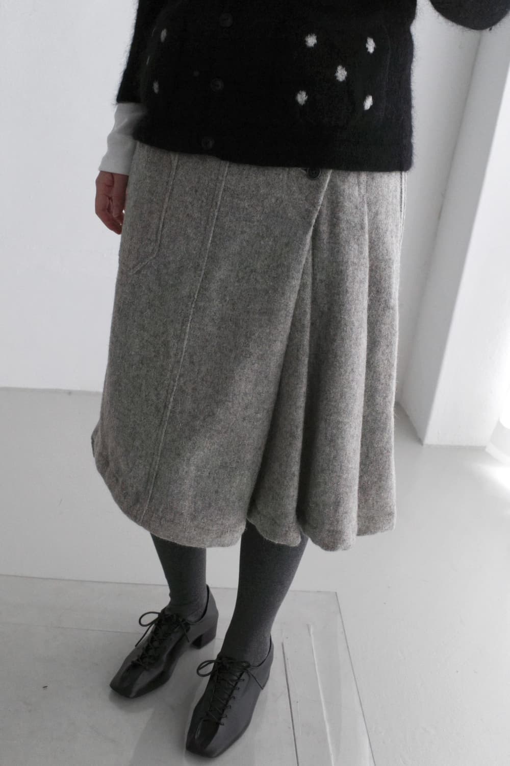 button wrap skirt 상품이미지9