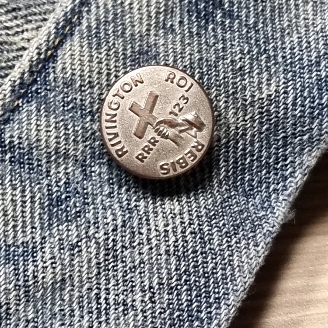 USA 리빙턴 RRR123 블루로즈 트러커 자켓(100) 상품이미지5