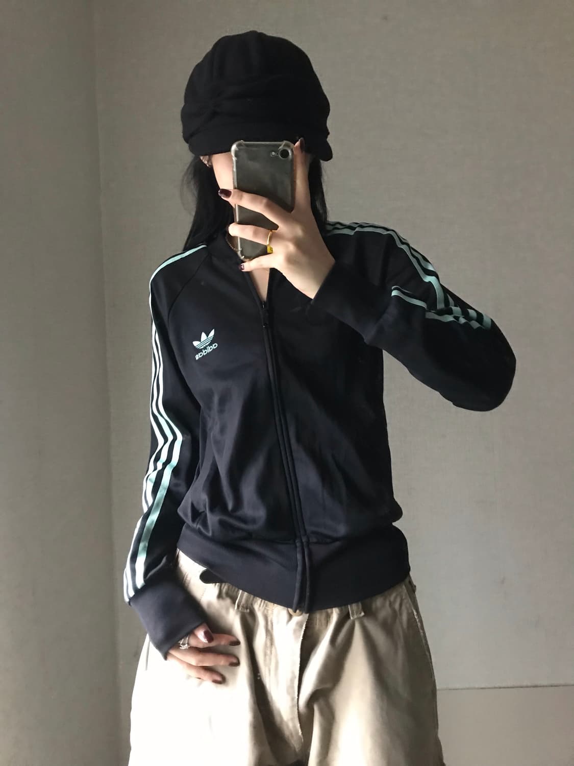 아디다스 블랙 민트 져지 상품이미지3