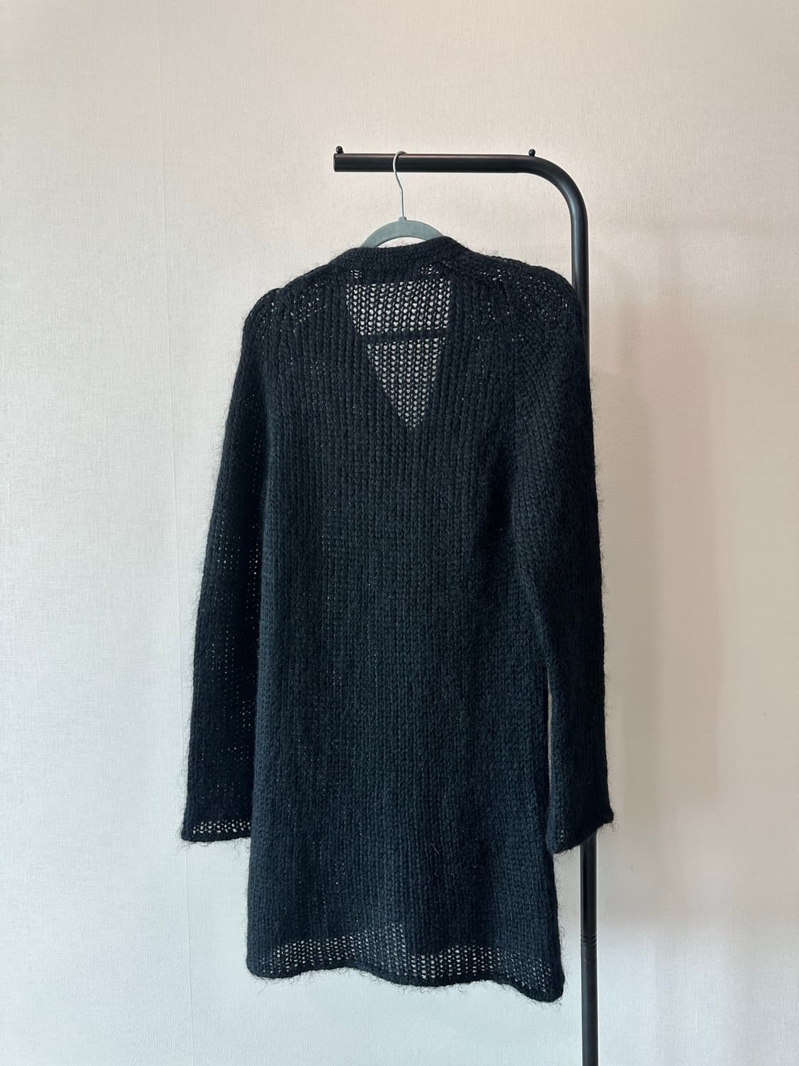 꼼데가르송 옴므 플러스 2003 롱 모헤어 니트 집업 상품이미지2