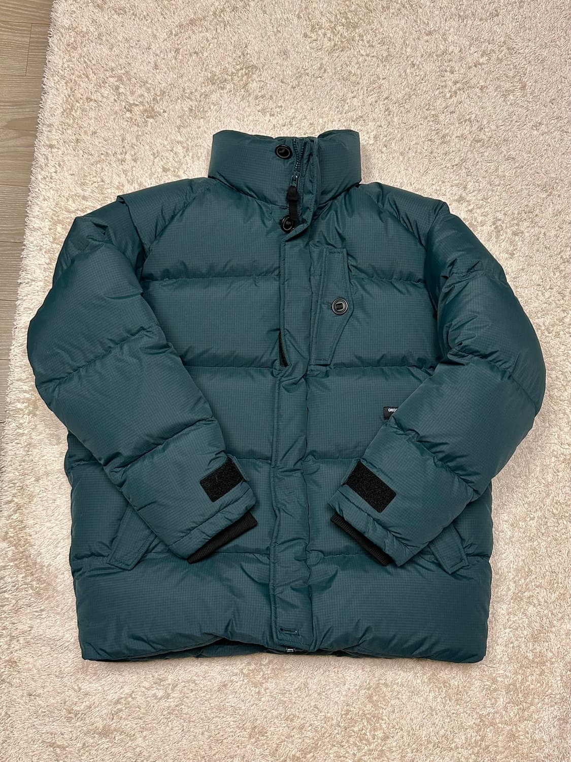 (상태굿/쿨거래할인) 그레고리 페퍼다운 다크그린 숏패딩 상품이미지1