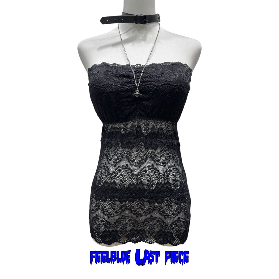 Strapless Lace Tube Top 상품이미지4