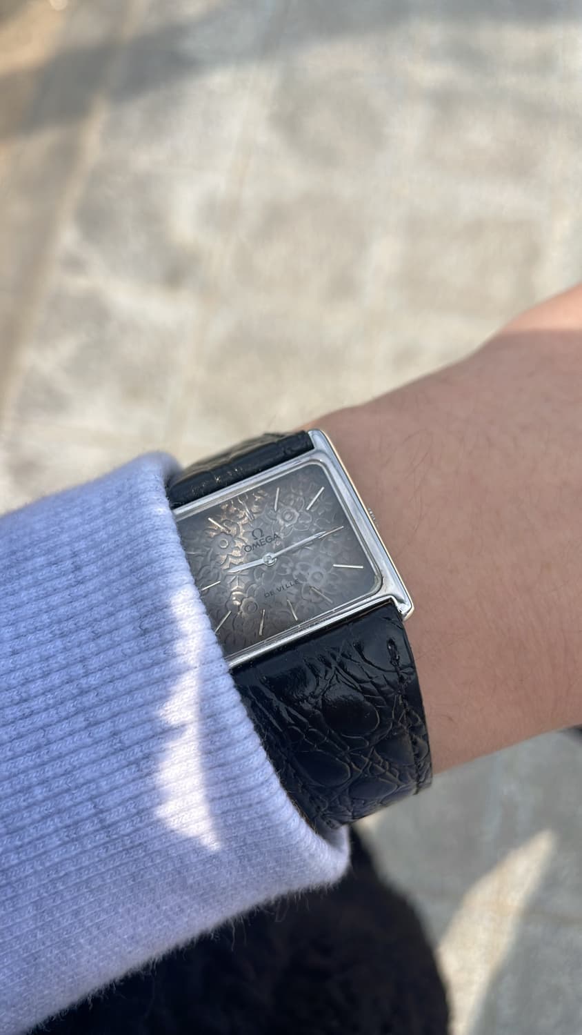 오메가 드빌 플라워 빈티지 수동시계 상품이미지3