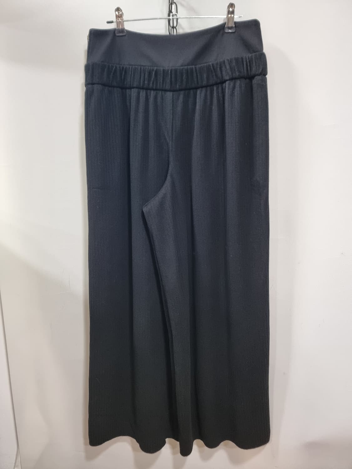 O'2nd 텍스처 블록 밴딩 와이드 팬츠 (D34 상품이미지3