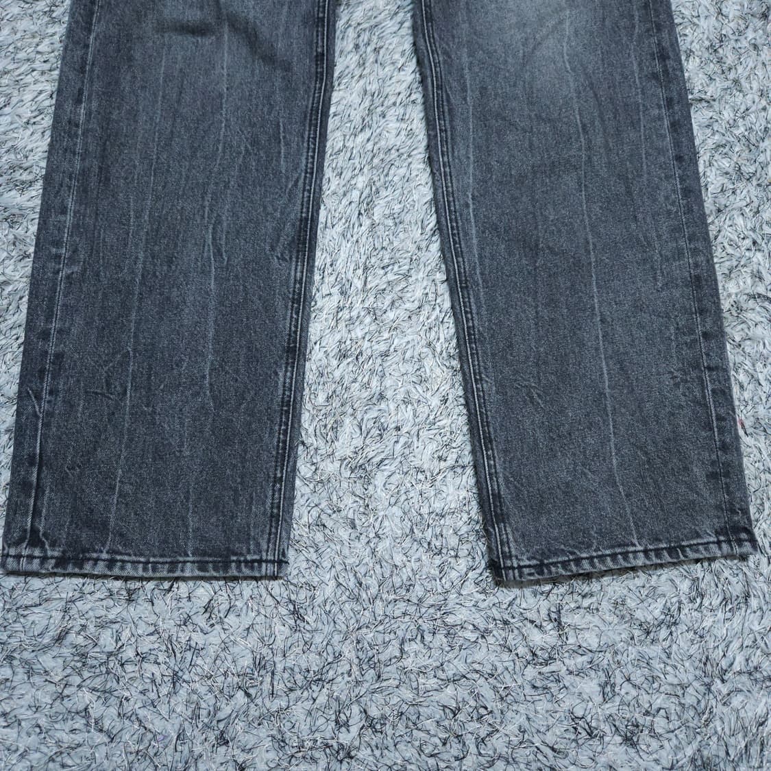 페이탈리즘) 30(46) 남자 흑청바지 와이드팬츠 / 왕눈이샵 상품이미지4