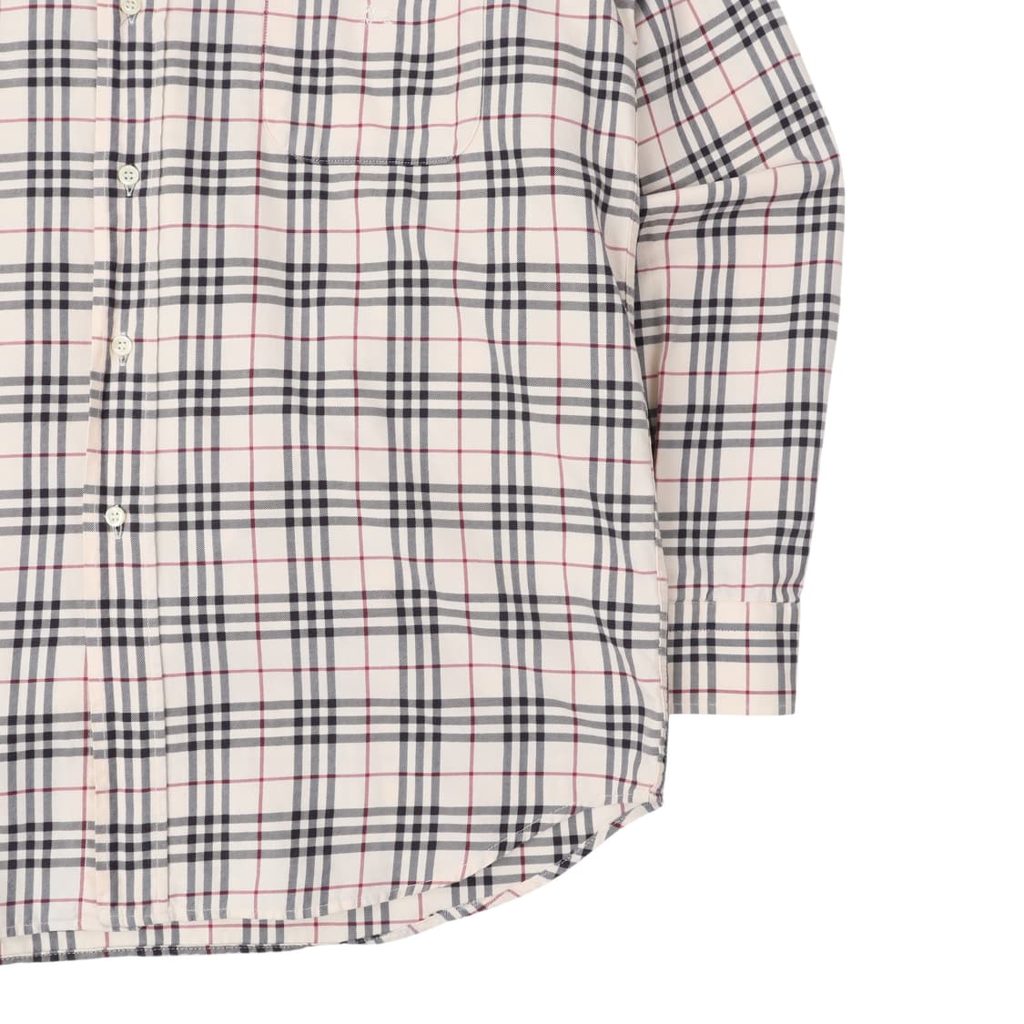 버버리 라이트 베이지 노바체크 셔츠 상품이미지3