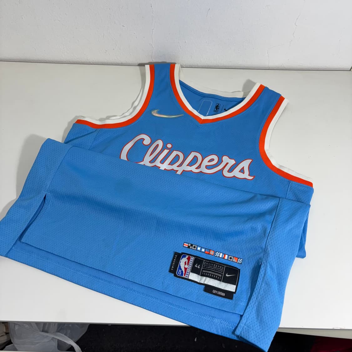 M 나이키 LA클리퍼스 21-22 시티에디션 폴조지 유니폼 상품이미지2