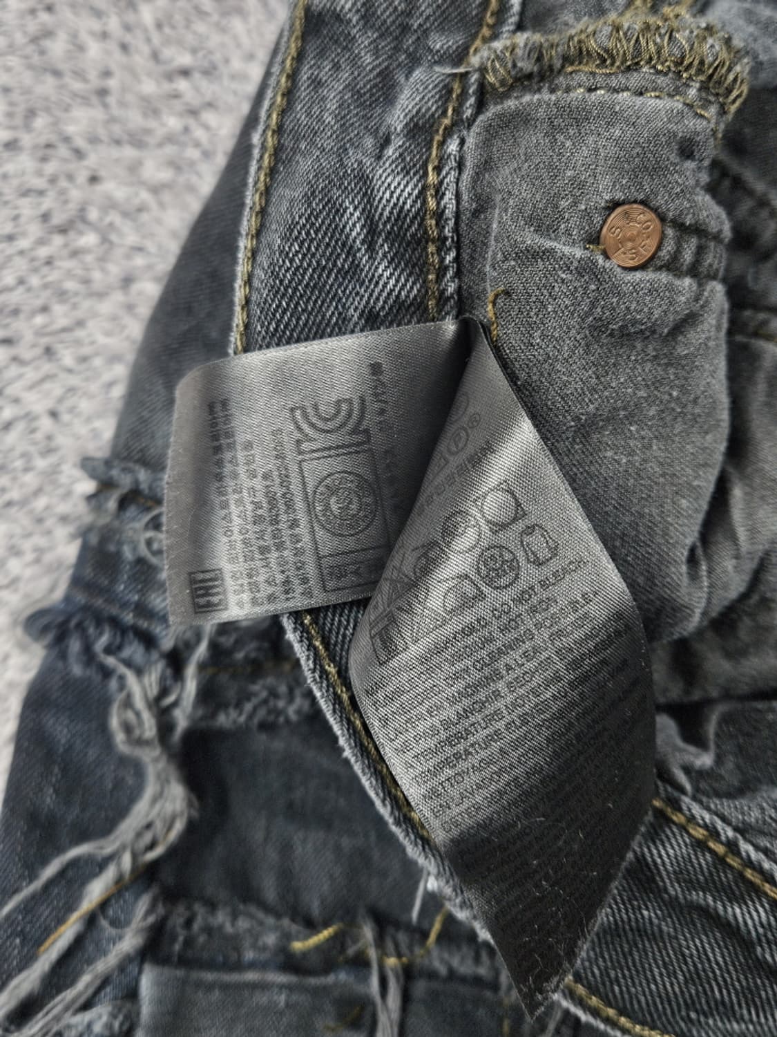 리바이스 리메이크 패치워크 커스텀 데님 팬츠 ( 34" ) / 10351 상품이미지7