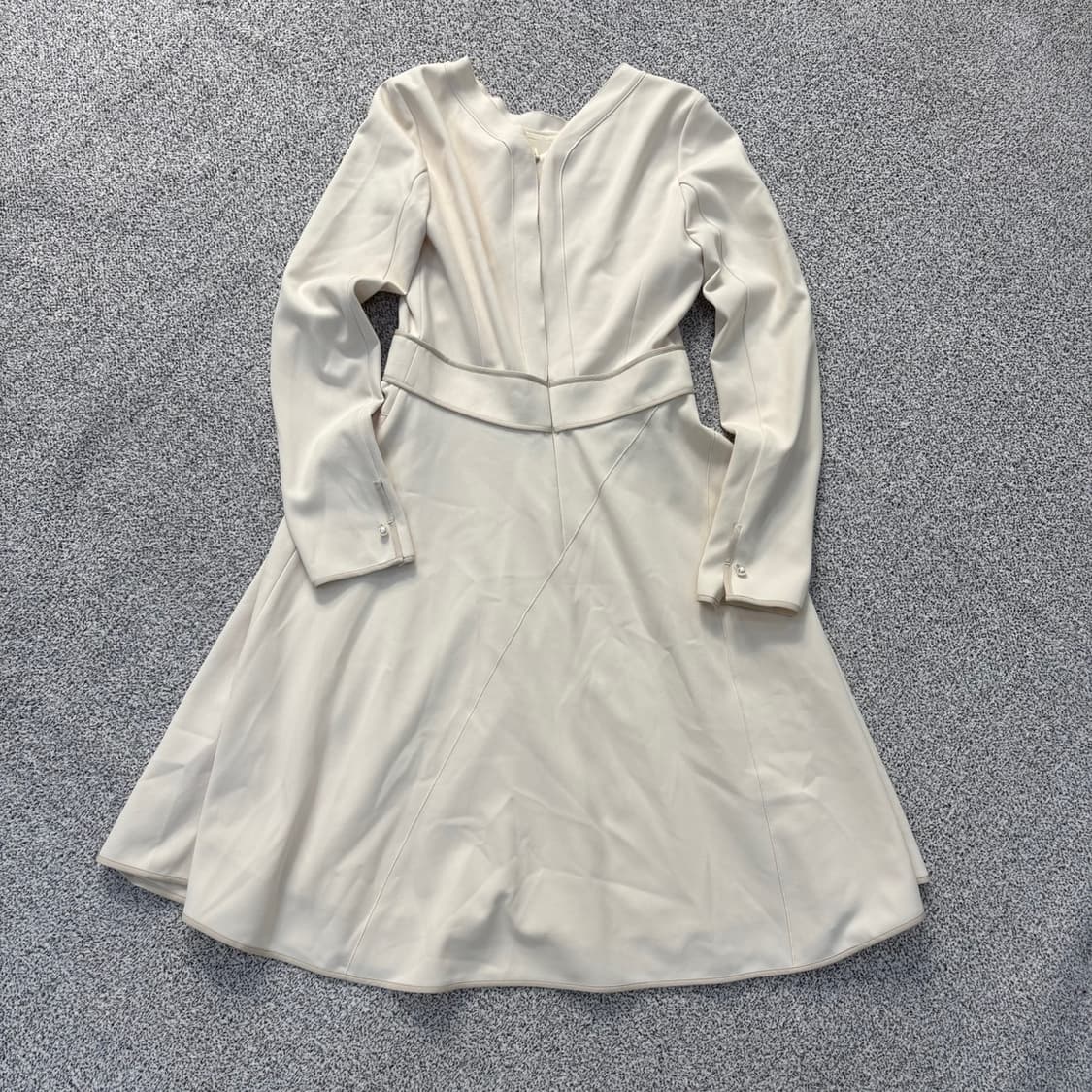 85 미샤 아이보리 원피스 하객룩 상견례 0402J 상품이미지2