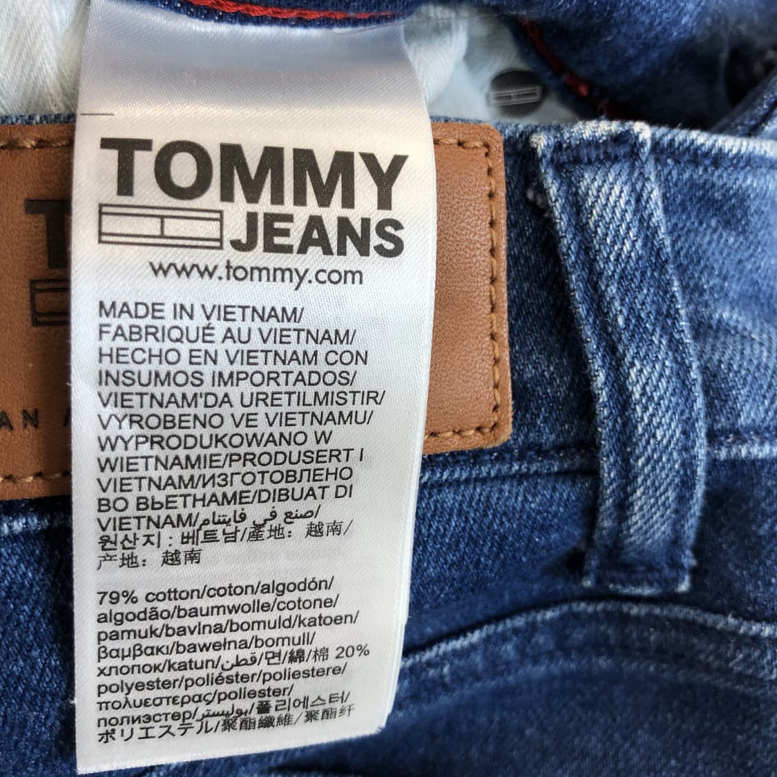 타미힐피거 와이드레그 데님진 25 인치 상품이미지7