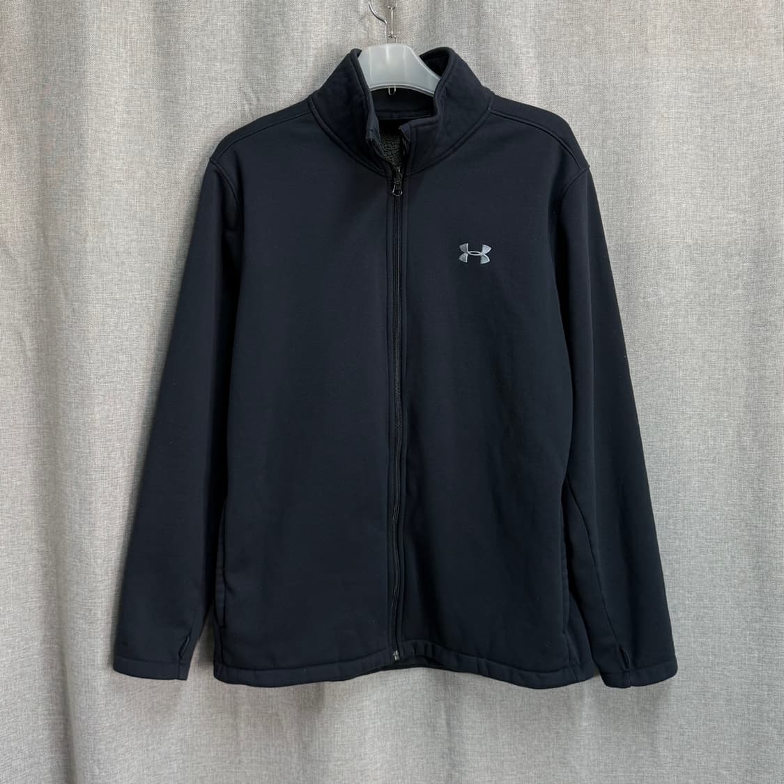 [2XL/110] 언더아머 기모 블랙 집업 자켓 상품이미지1