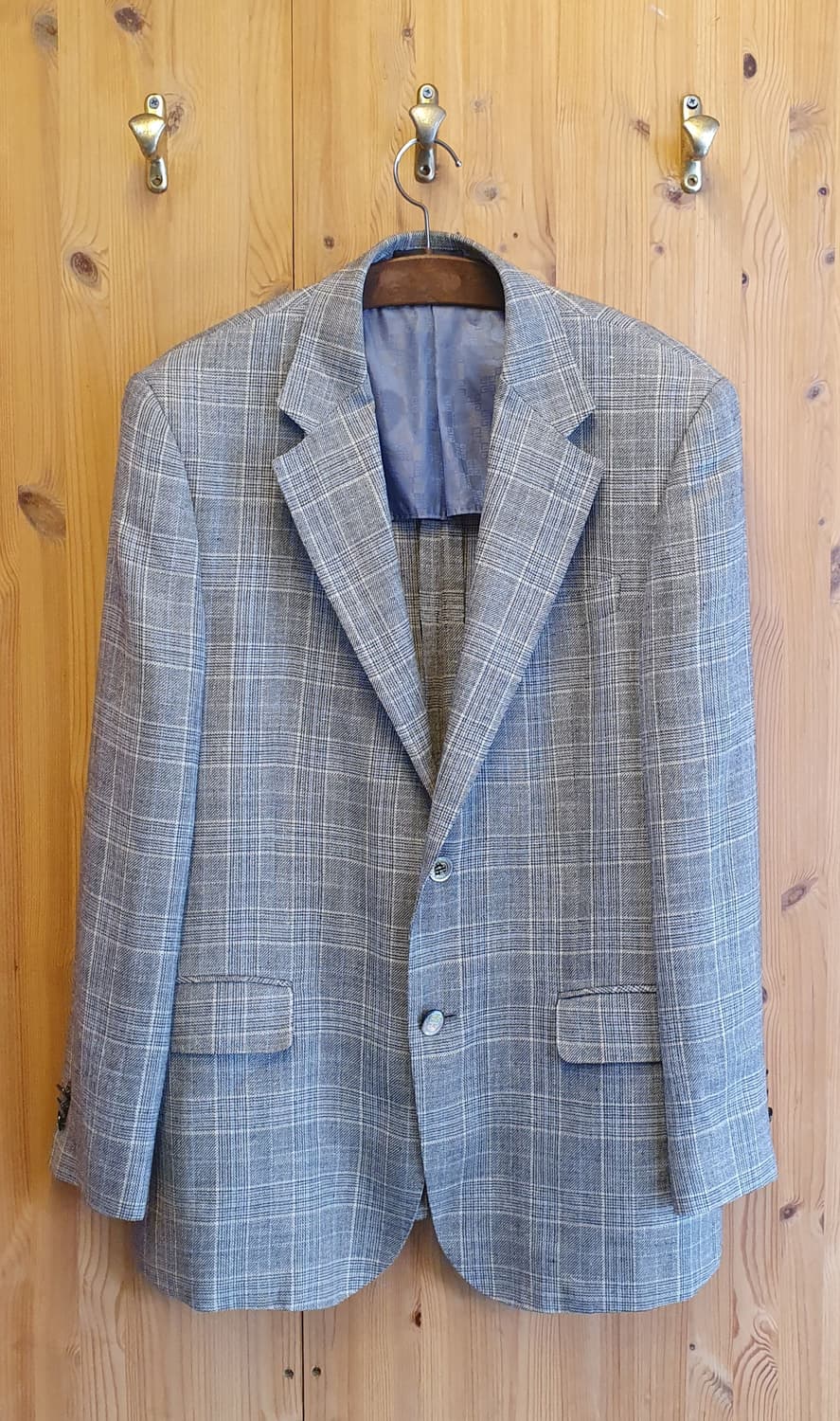 100.지방시 체크 블레이저 상품이미지1