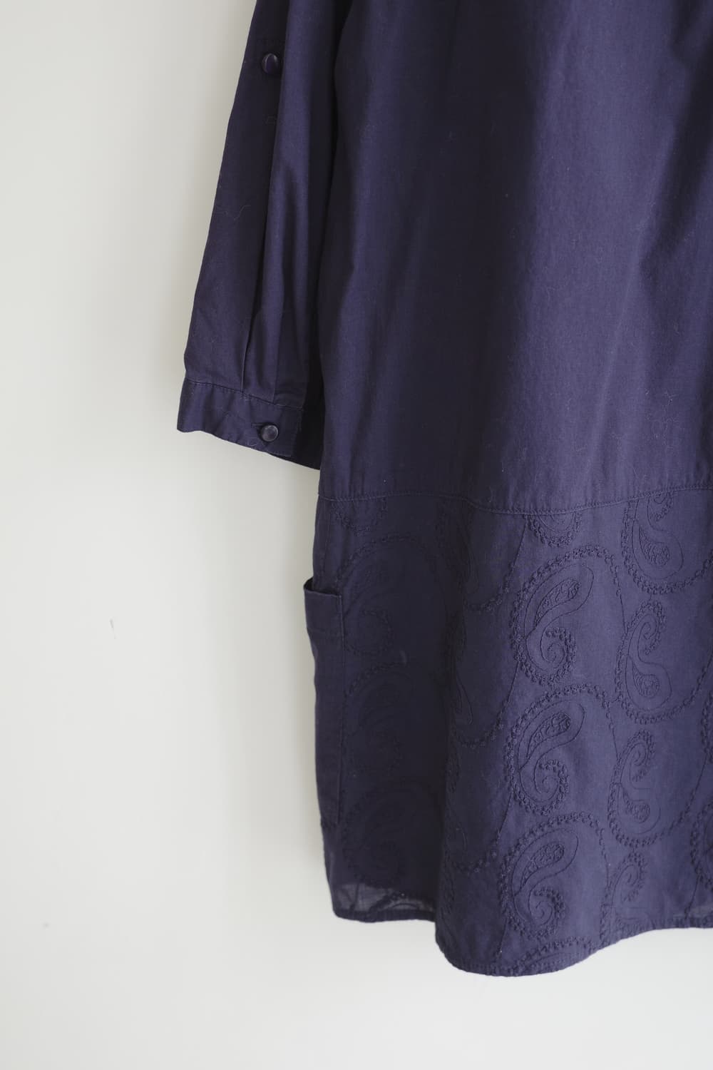 persodea 둥근카라 네이비 다수 셔츠 상품이미지6