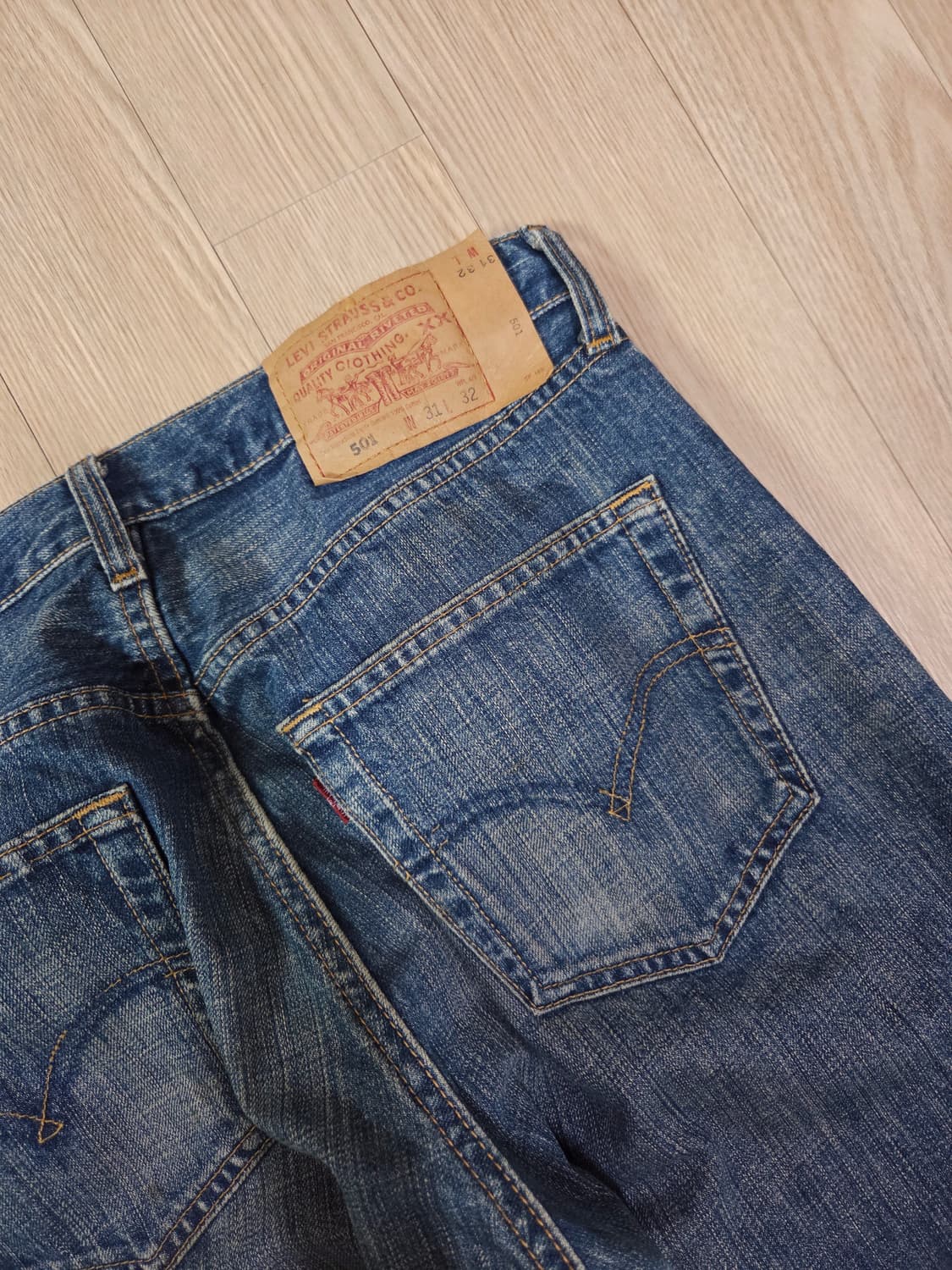 리바이스 90s 501 워싱 데님 팬츠 상품이미지9