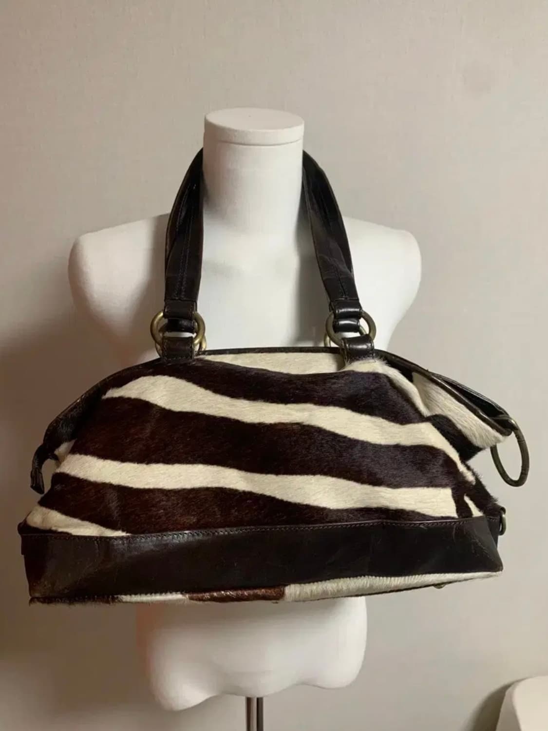 빈티지 지브라 백 상품이미지2