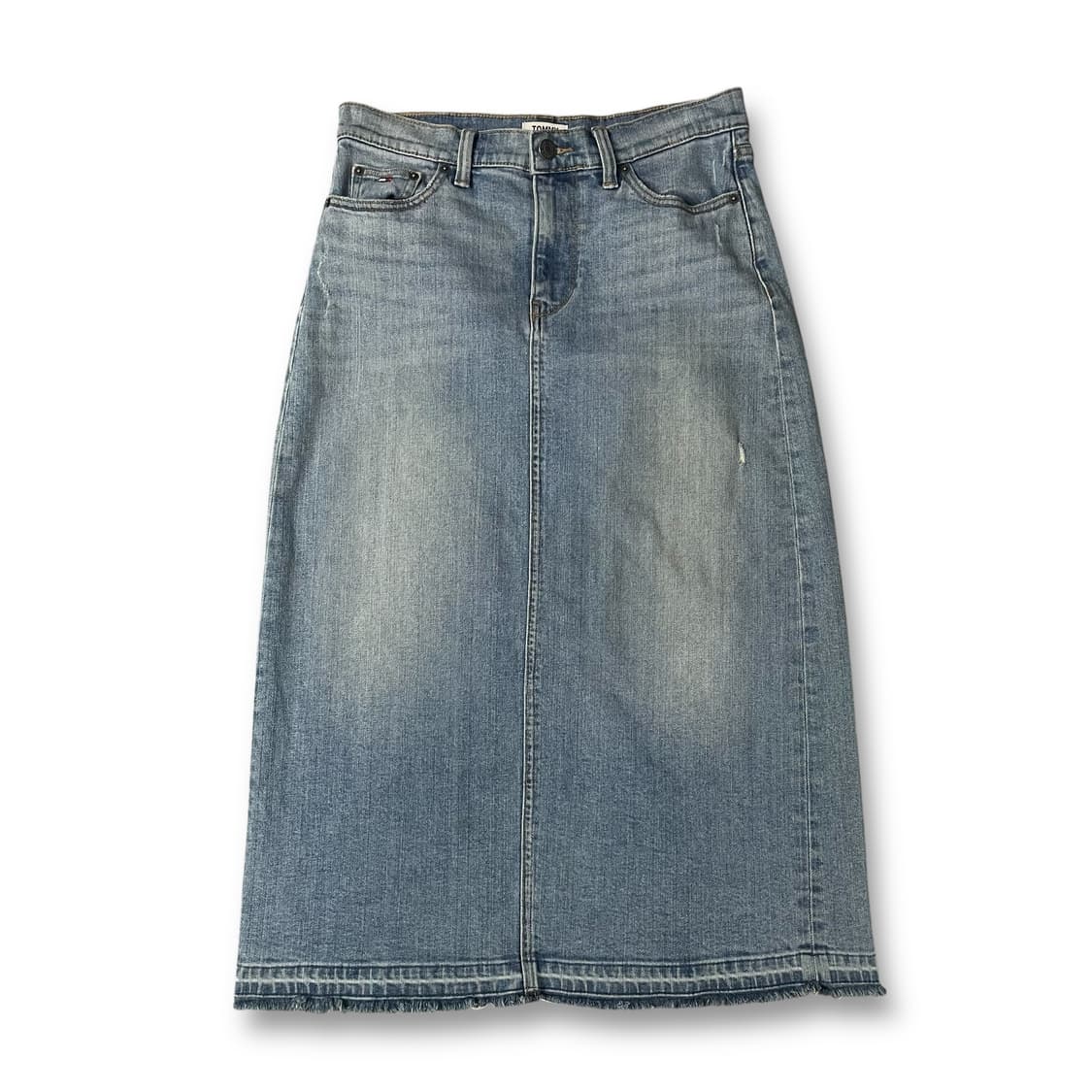 (28) 타미진스 중청 데님 스판 롱 스커트 상품이미지1