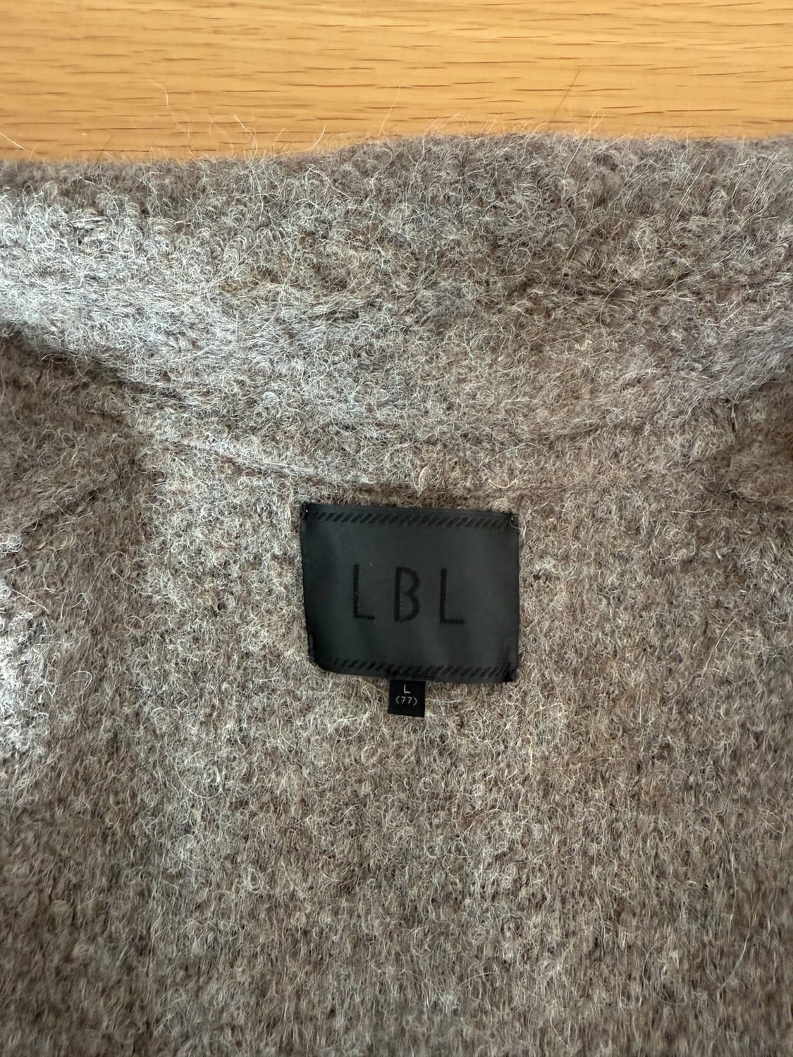 LBL 알파카 가디건 상품이미지6