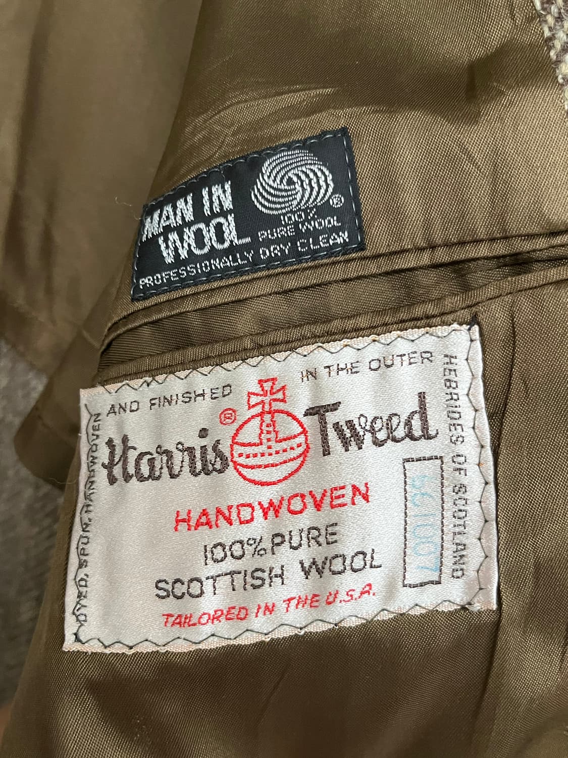 80s VINTAGE HARRISTWEED JACKET 상품이미지9