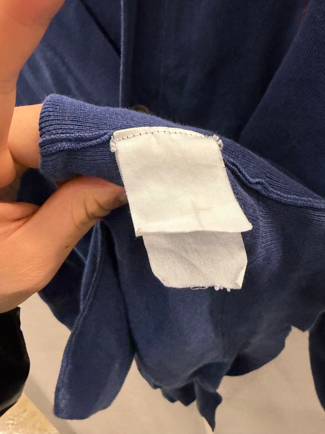 폴로 랄프로렌 네이비 가디건 L 단추파손 상품이미지5