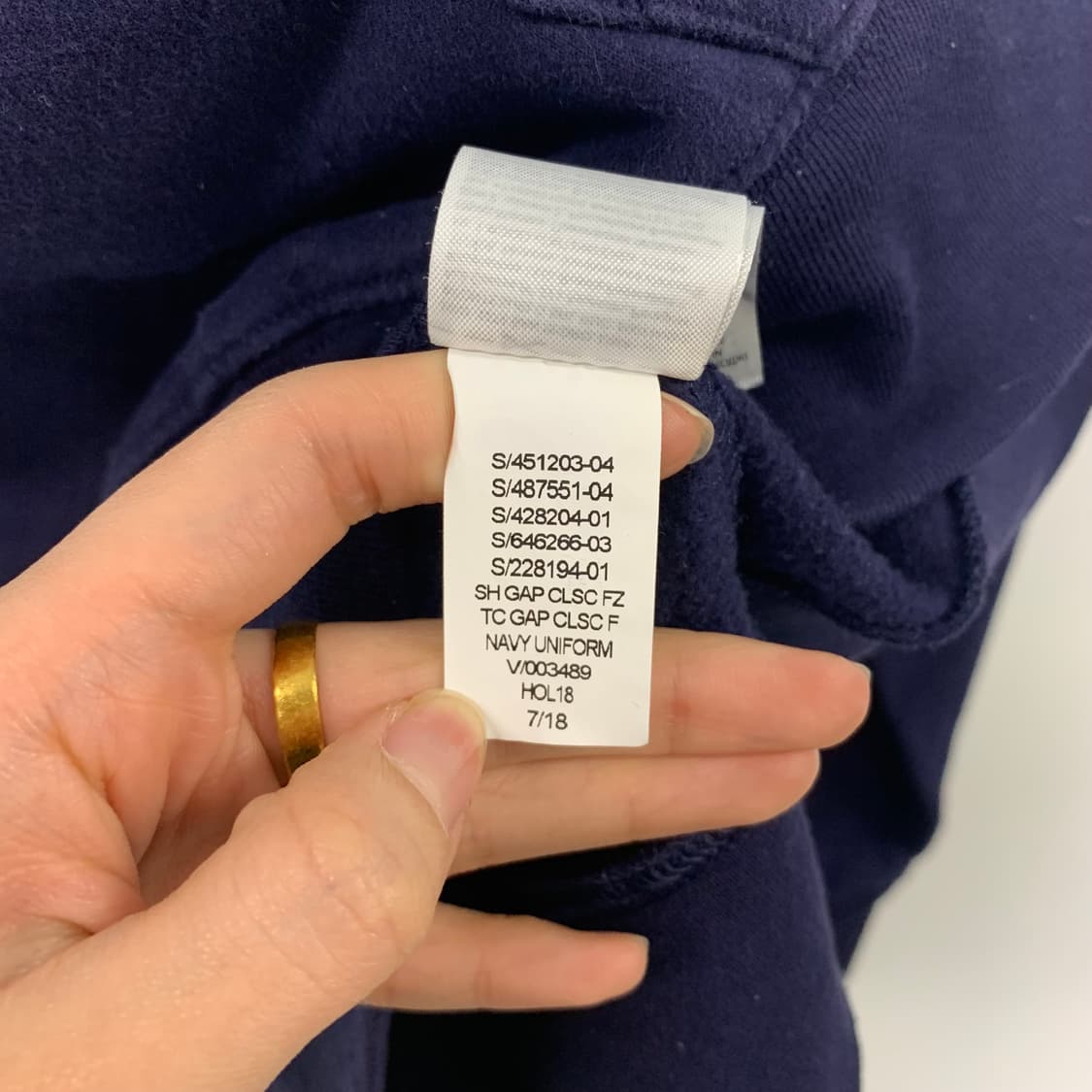 Gap 갭 네이비 후드집업 상품이미지5