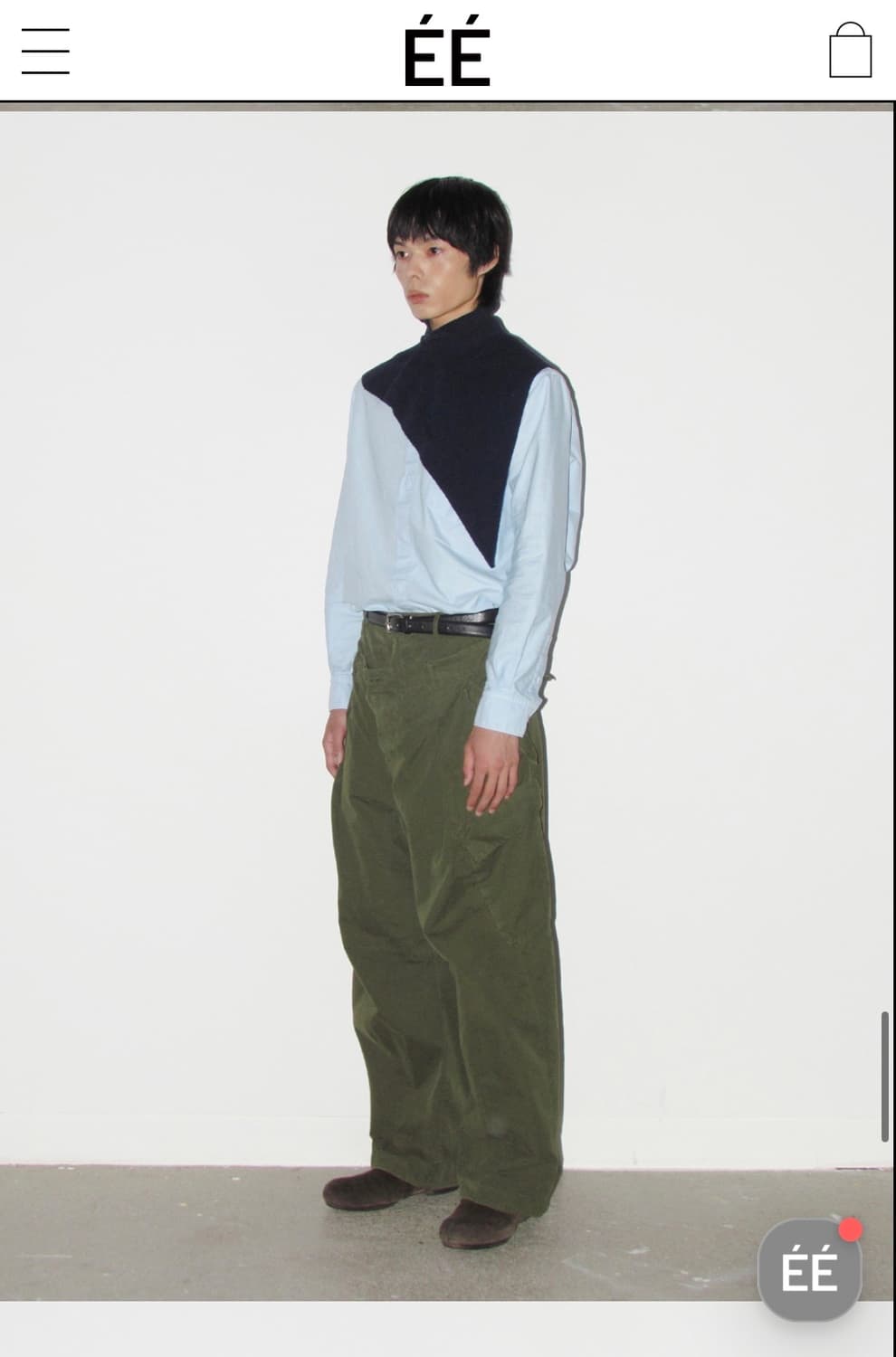 ÉÉ 더블 웨이스트 유틸리티 카고 트라우저 상품이미지6