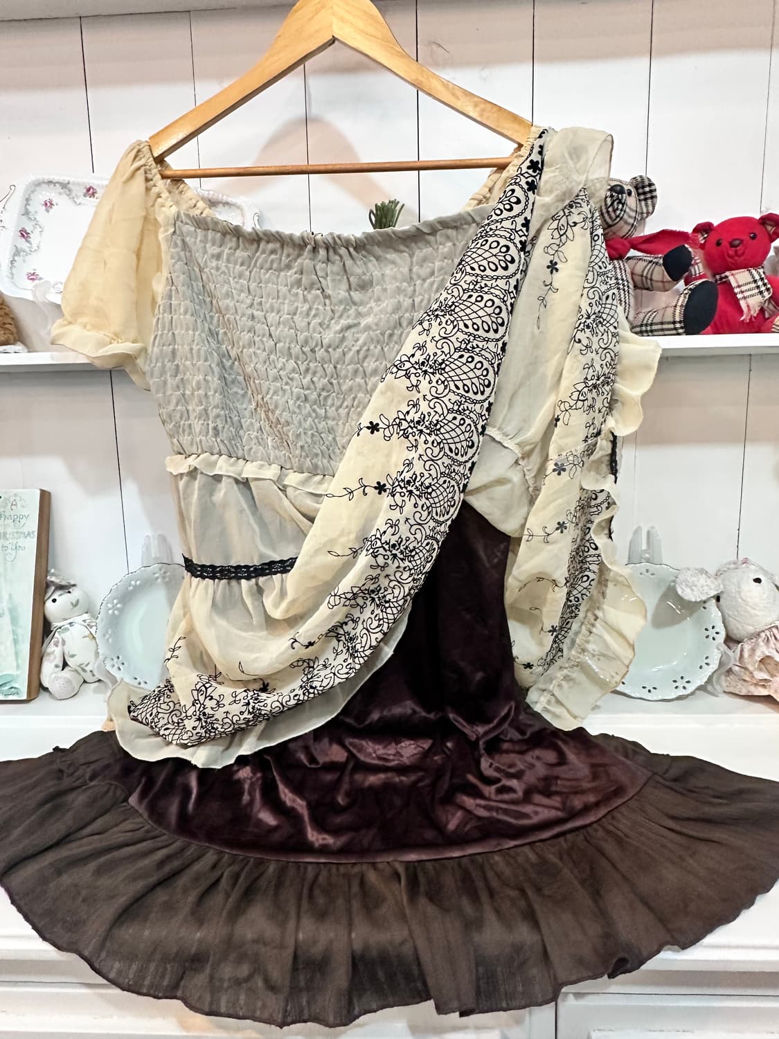 악시즈팜(악시즈팜) 팜므(팜므) 로맨틱 스모크 원피스 상품이미지7