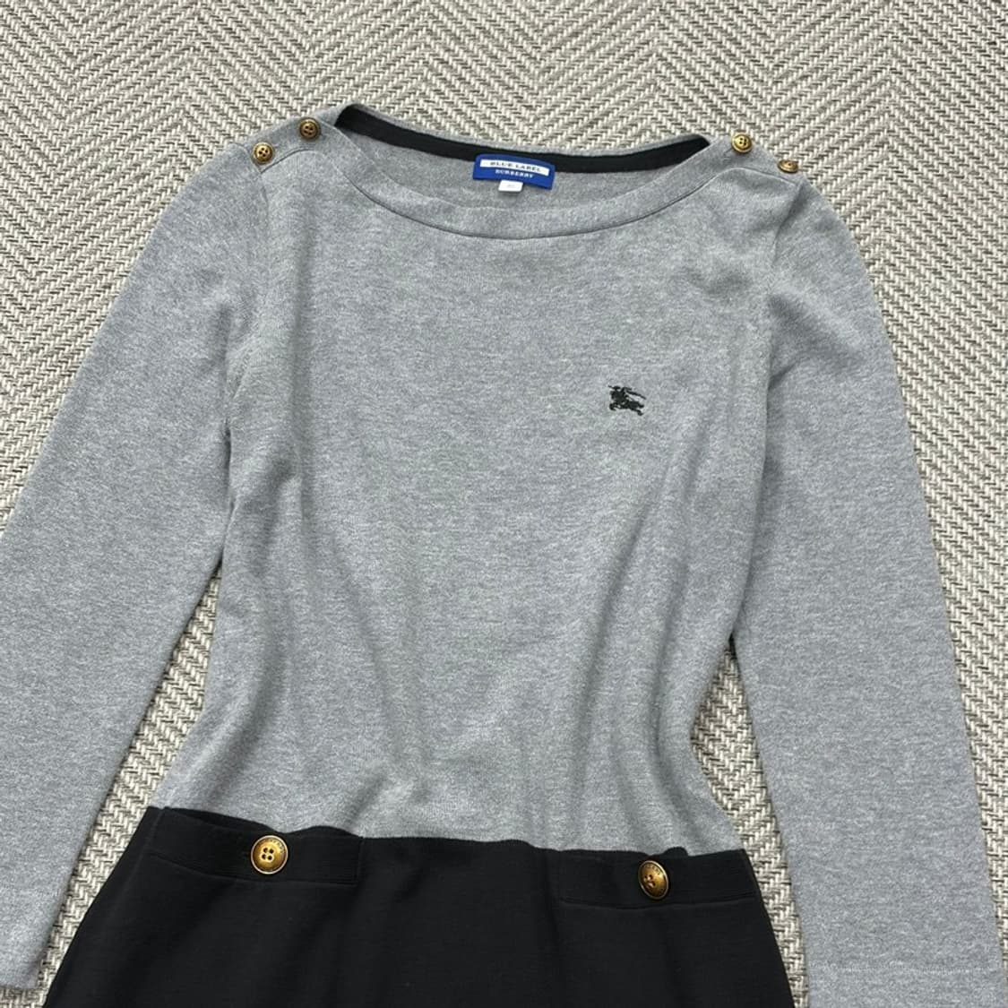 버버리 블루라벨 포켓 니트 원피스 v2211  상품이미지3