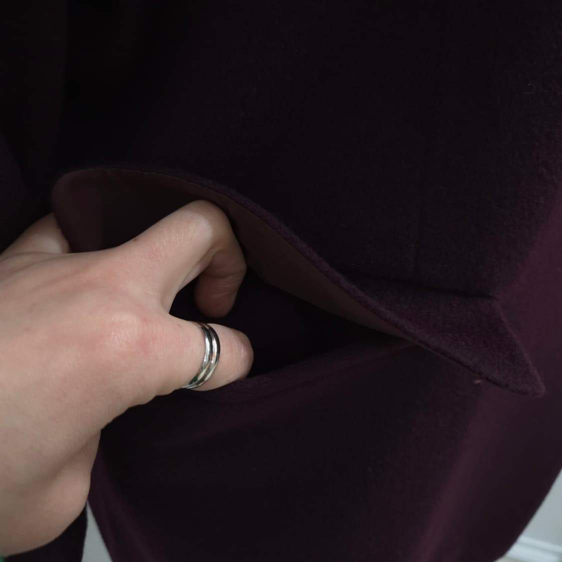 Pure Cashmere 캐시미어100 퍼플 자켓 상품이미지7