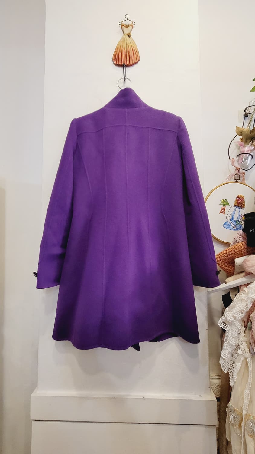 SJSJ 퍼플 핸드메이드 코트 상품이미지6