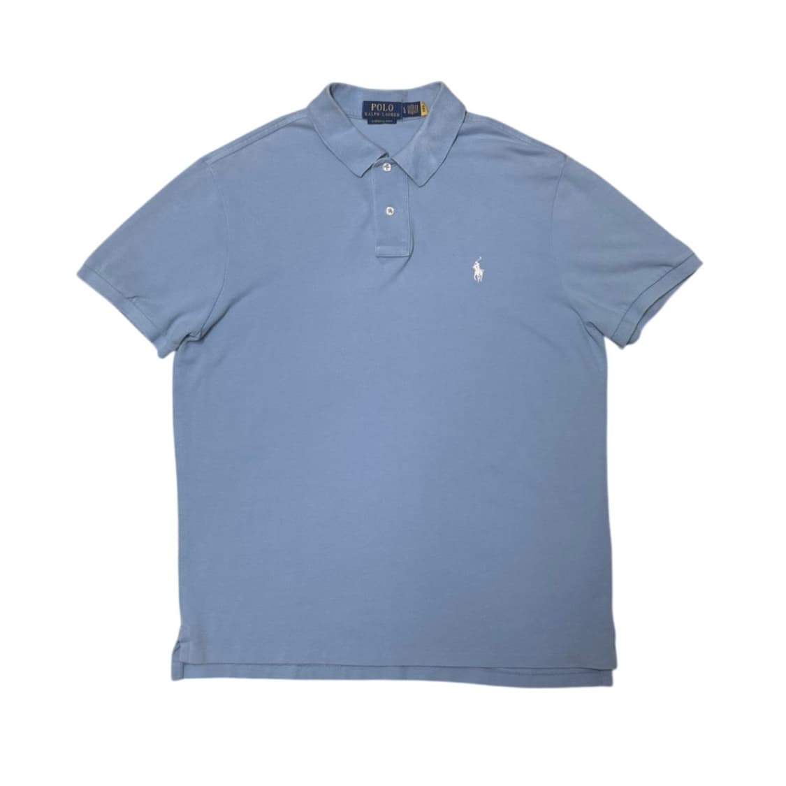 폴로 커스텀슬림핏 포니 라이트블루 카라티 상품이미지2