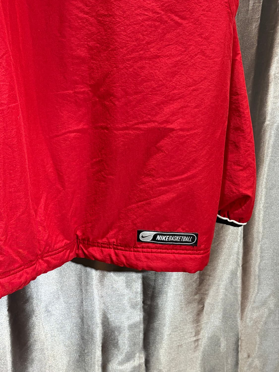 L 나이키 스우시 베스킷볼 레드 후드 자켓 상품이미지4