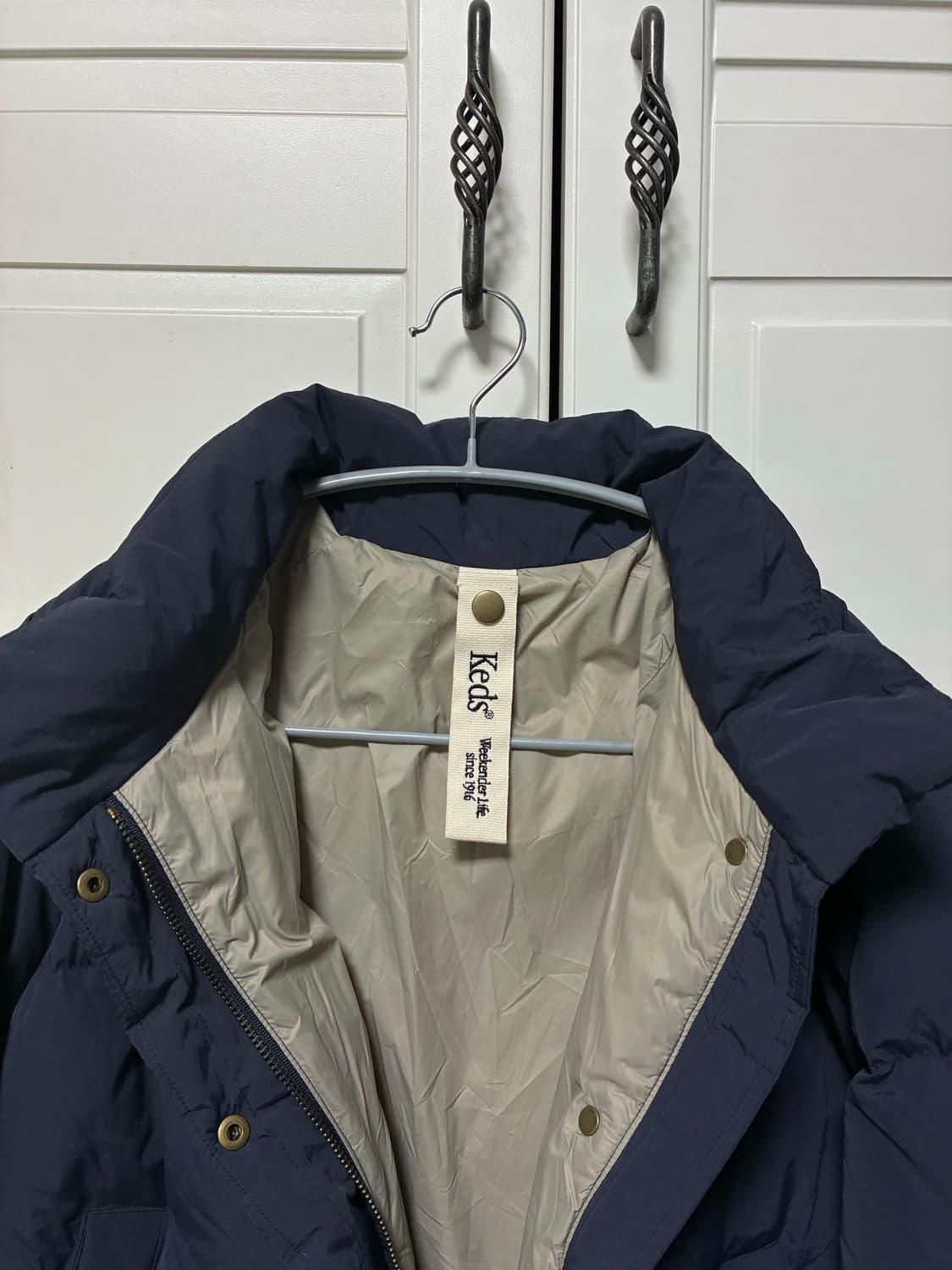 케즈 클래식 다운 패딩 네이비 상품이미지7