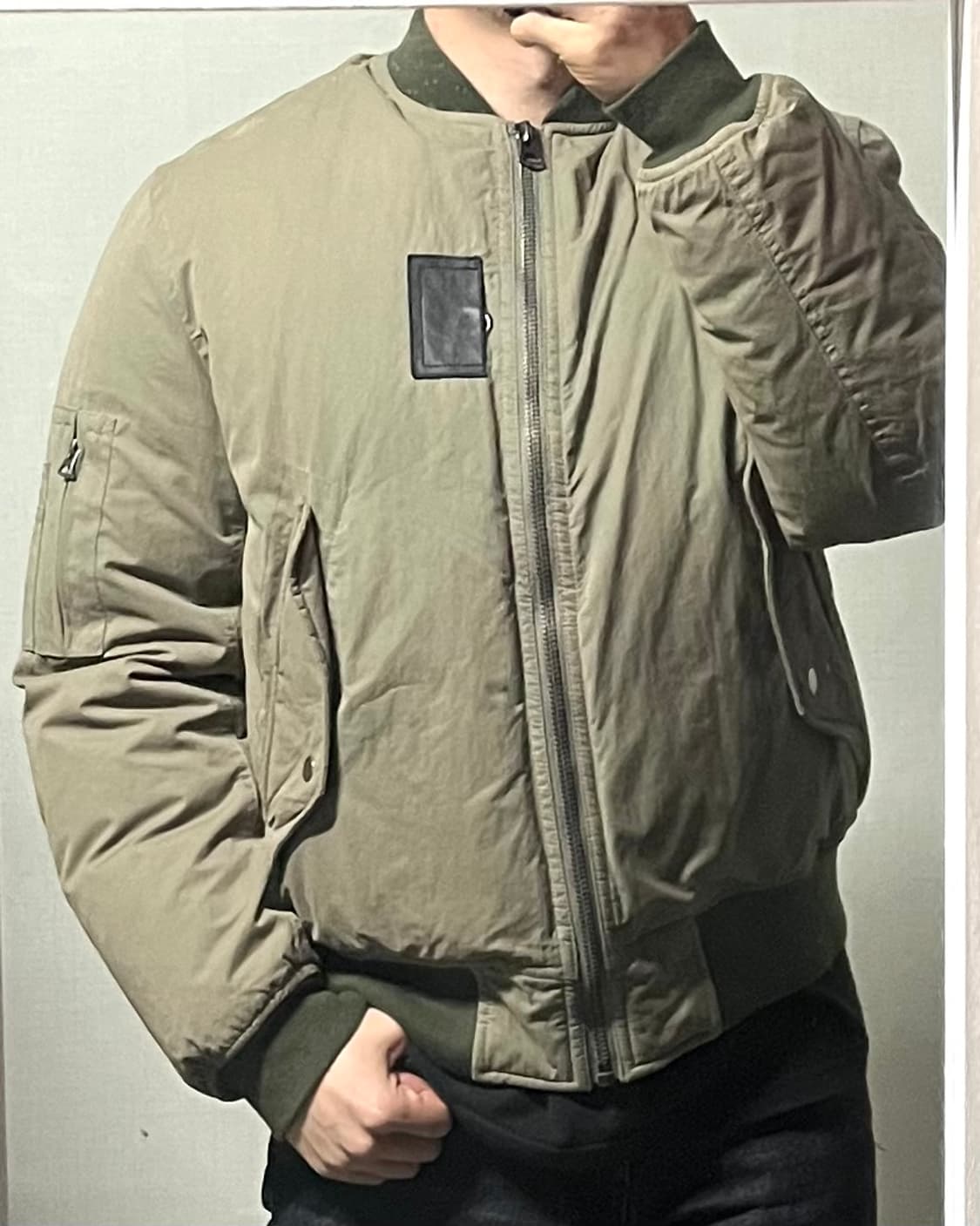 언노운피플 ma-1 패딩 봄버 상품이미지2