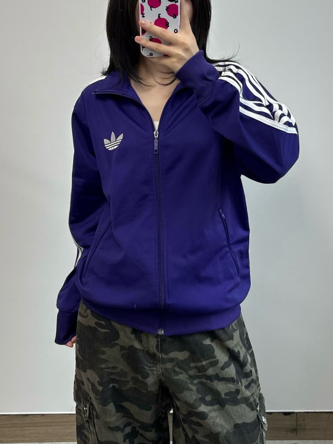 아디다스 퍼플 파이어버드 트랙탑 져지 상품이미지1