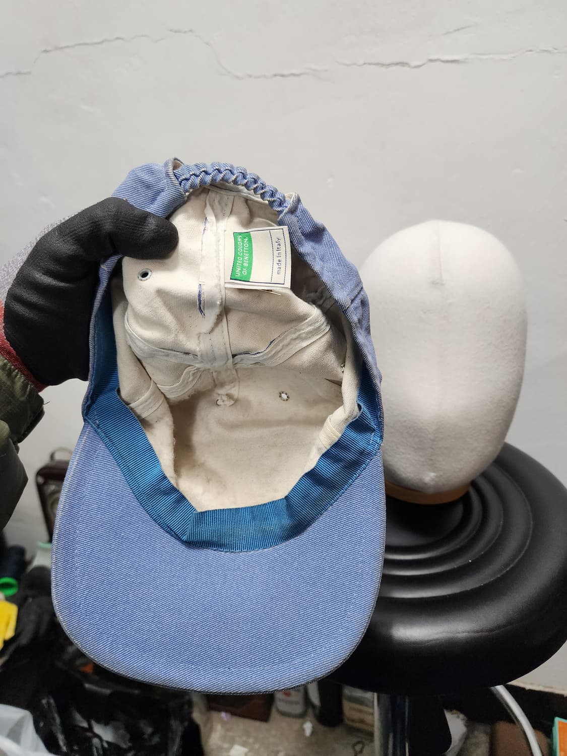 90s 베네통 리플렉티브 볼캡 (ITALY MADE) 상품이미지5