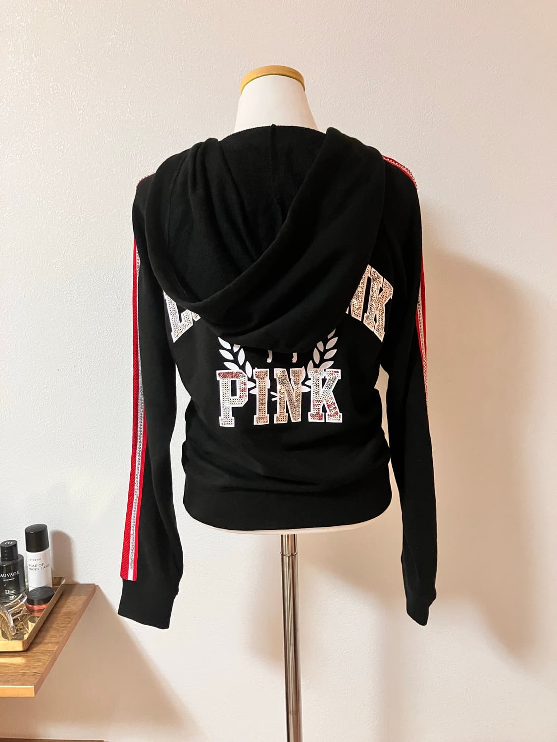빅토리아시크릿 빅시 pink 핑크 스팽글 후드집업 y2k 오네갸루 상품이미지5