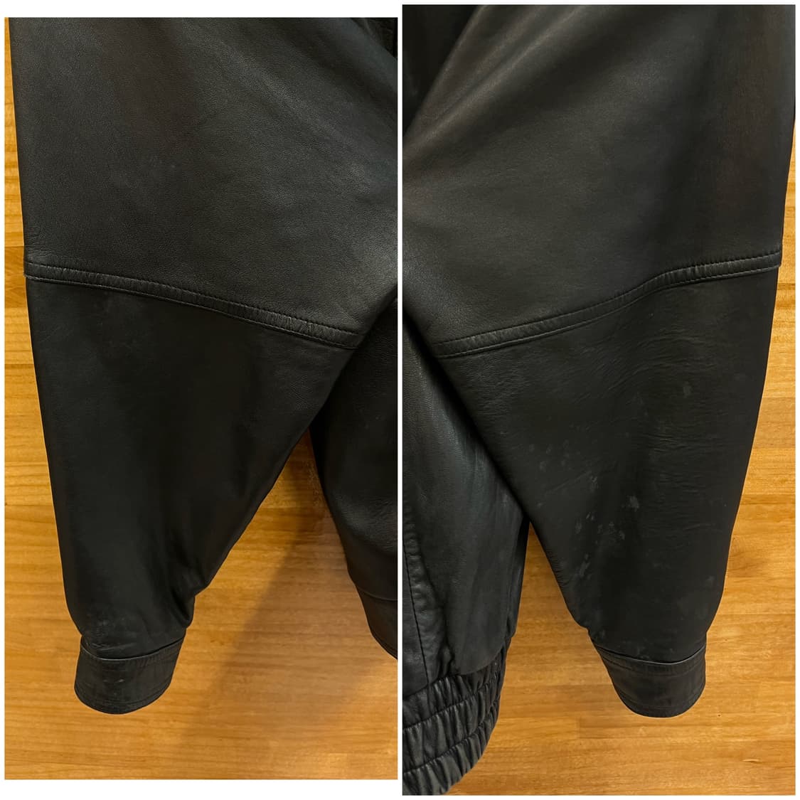 빈티지 가죽 레더자켓 블랙 #csz3954 상품이미지6