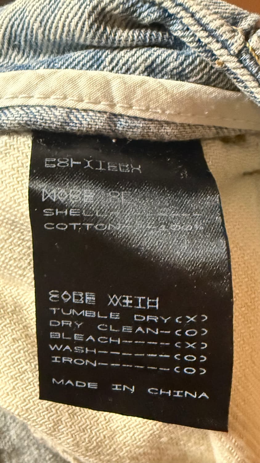 폴리테루 6pk 데님팬츠 블리치 아이스 4사이즈 상품이미지5