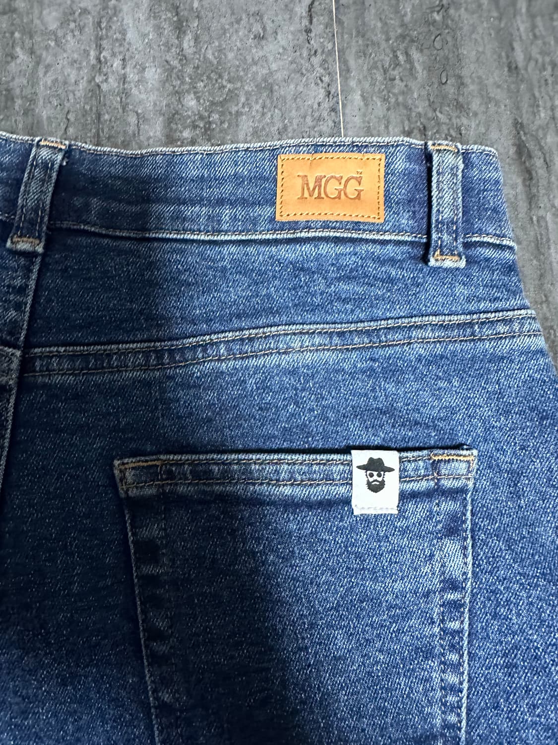 맥우드건 세미와이드핏 기모 데님팬츠(26사이즈) 상품이미지4