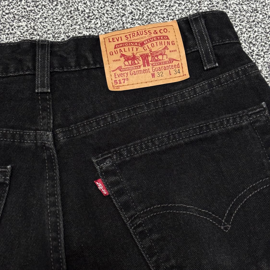 00s 빈티지 리바이스 517 블랙 허리39cm 상품이미지5