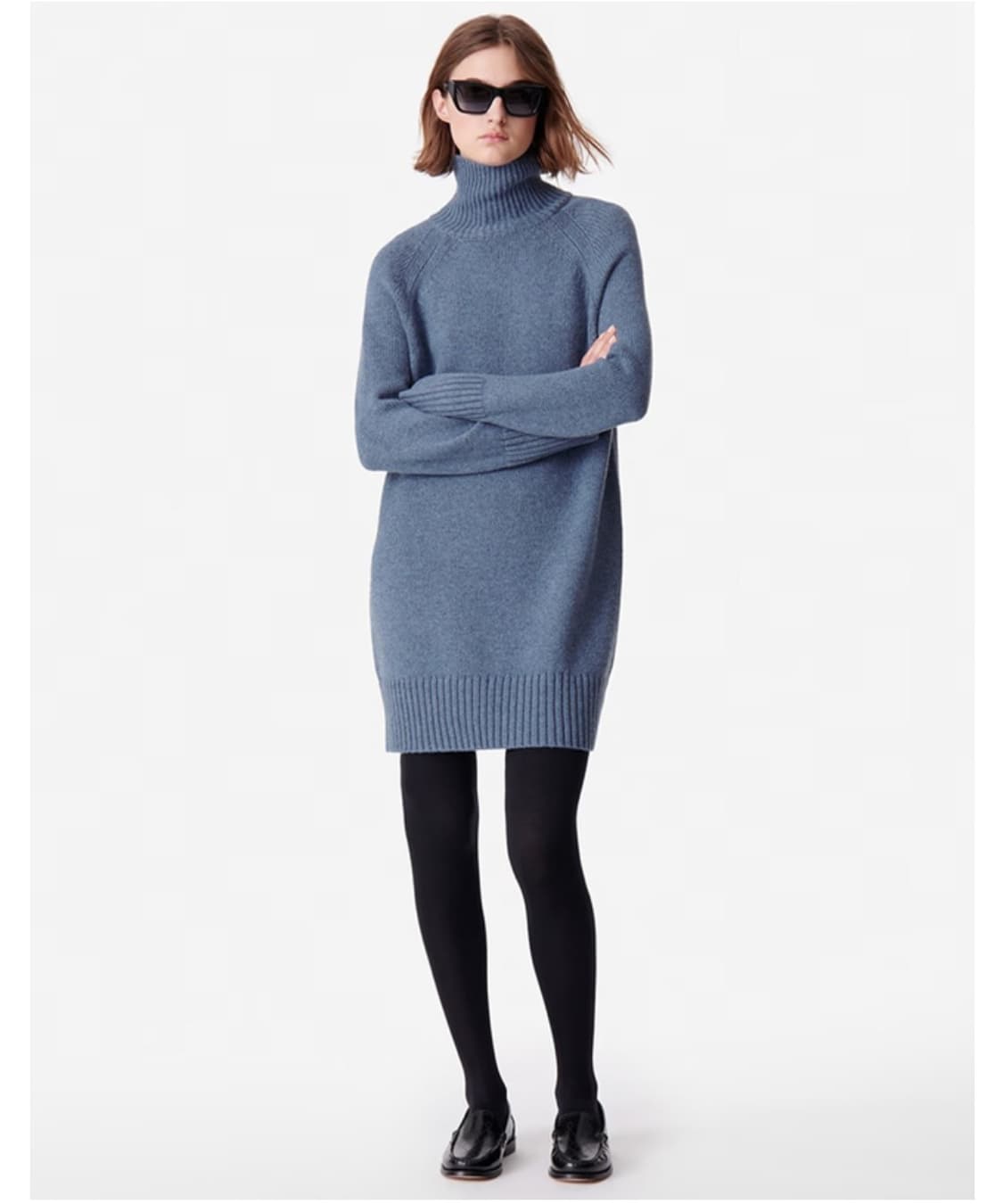 바네사브루노 2024  울 터틀넥 니트 원피스 S사이즈 상품이미지1