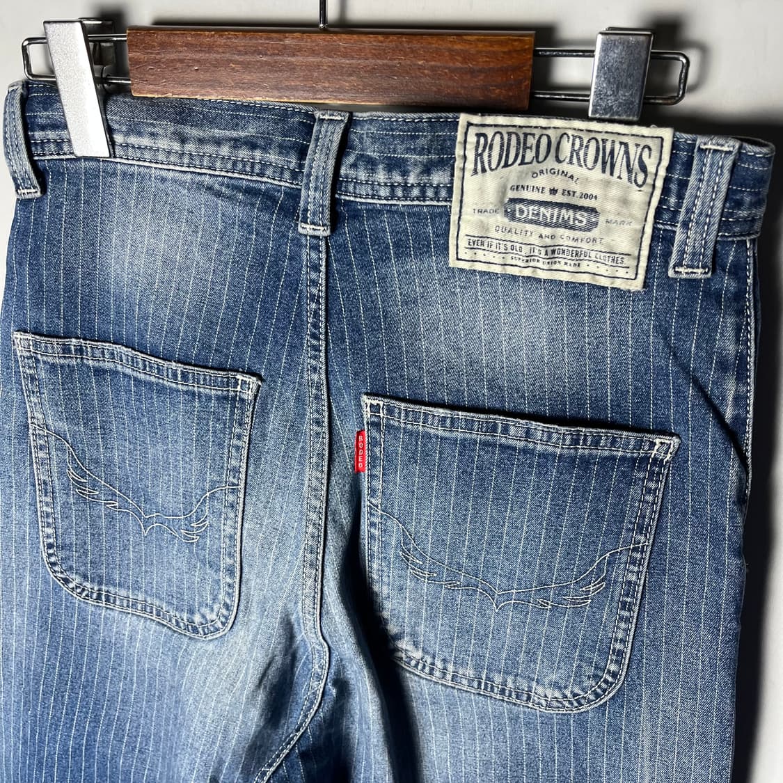 [RODEO CROWNS] 로데오크라운스 워싱 히코리 데님팬츠 상품이미지5