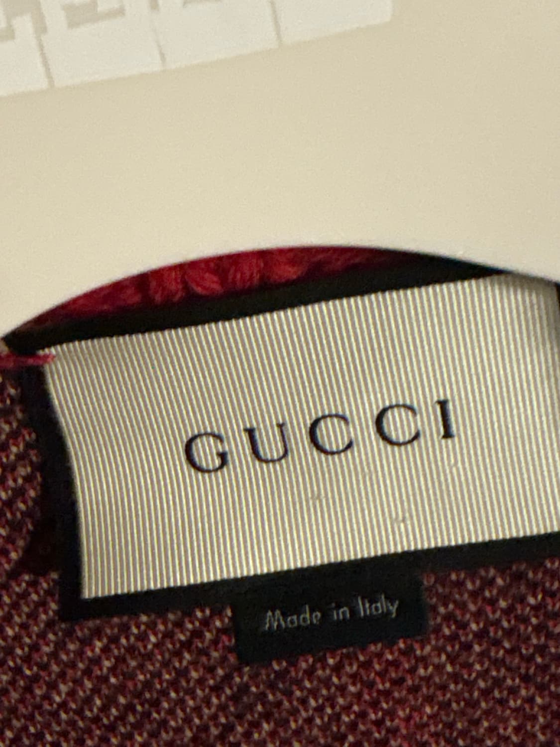 구찌 GUCCI 체크 가디건 S 정품 상품이미지2