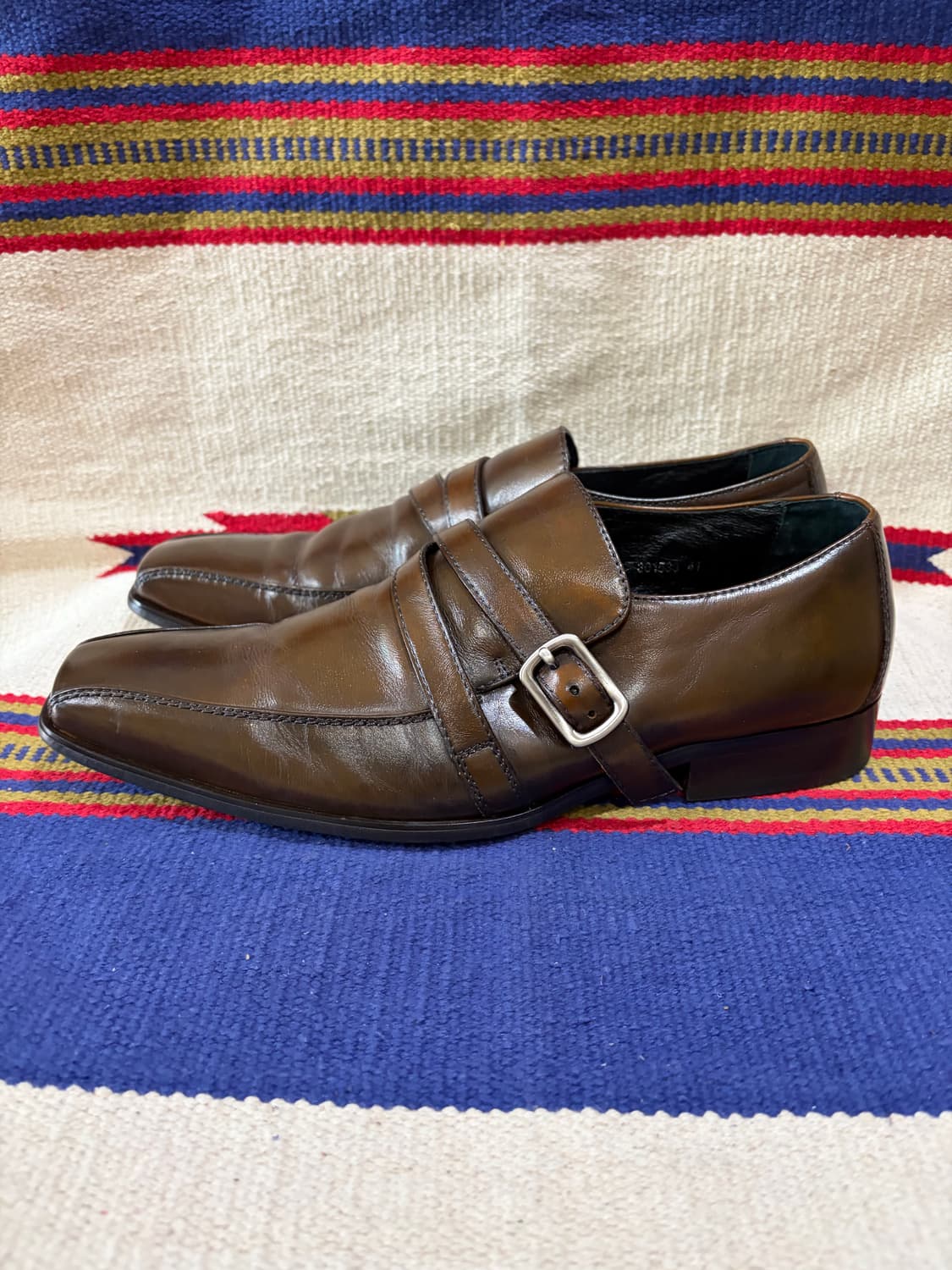 훕데두 스퀘어토 롱노즈 크로스버클 부츠 상품이미지2