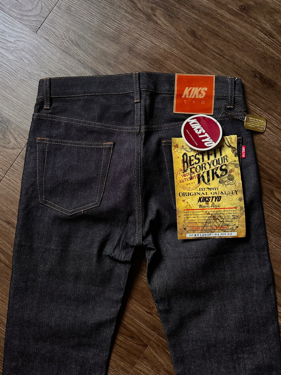 Kiks Tyo 페이퍼 라벨 스키니 진 상품이미지10