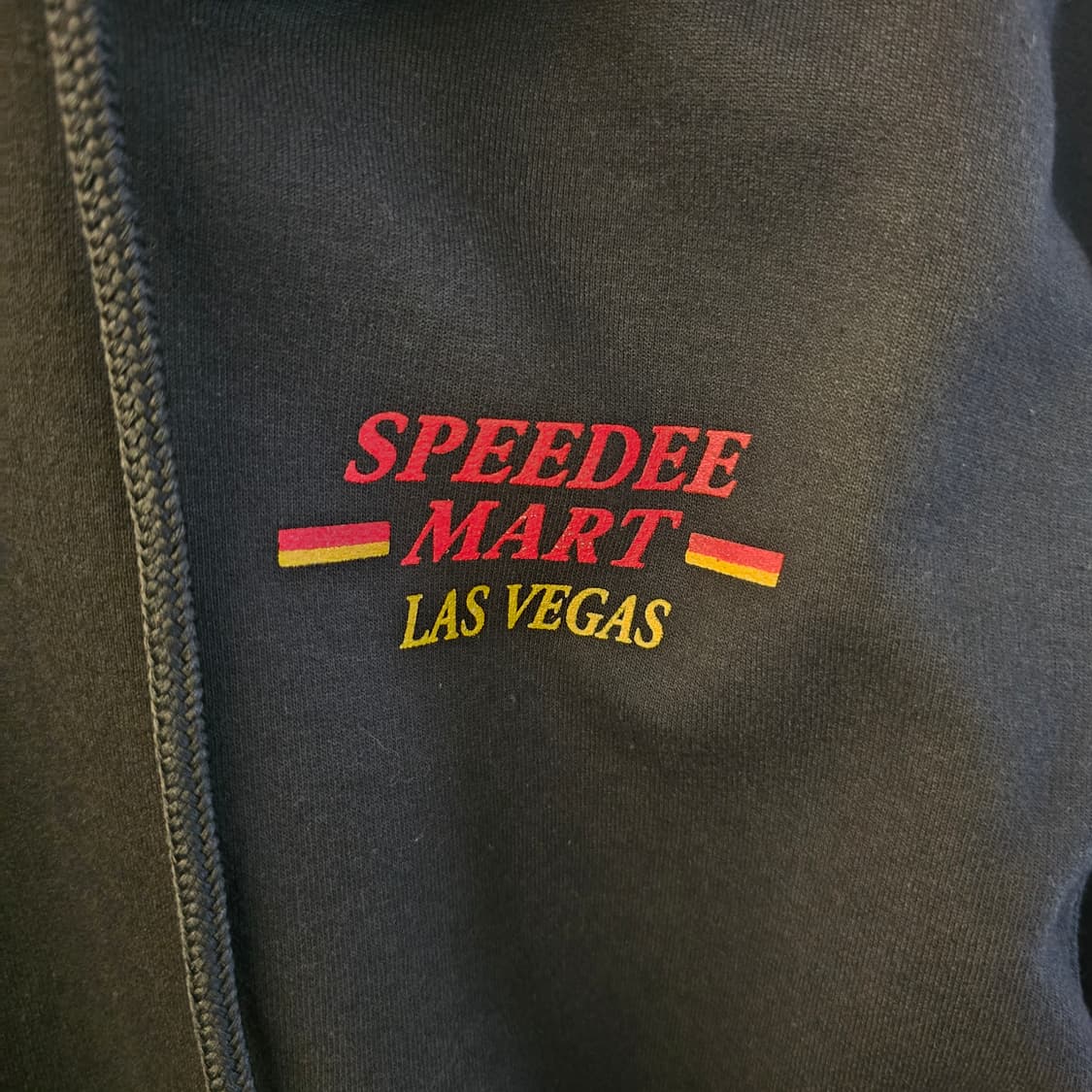 포트앤컴퍼니 후드티 블랙 백프린팅 스피디마트 오버핏 상품이미지3