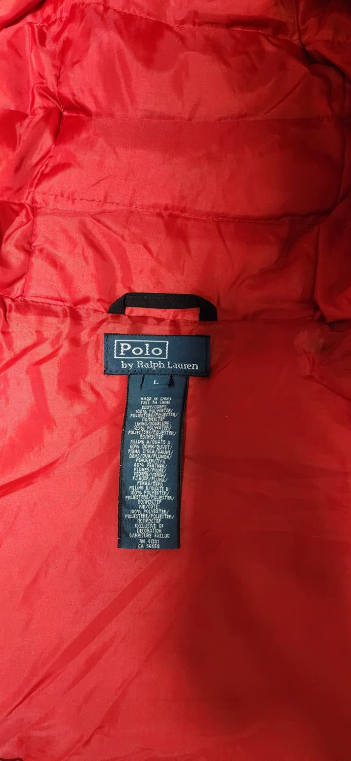 폴로 랄프로렌 빅포니 블랙 푸퍼 패딩 자켓 상품이미지6